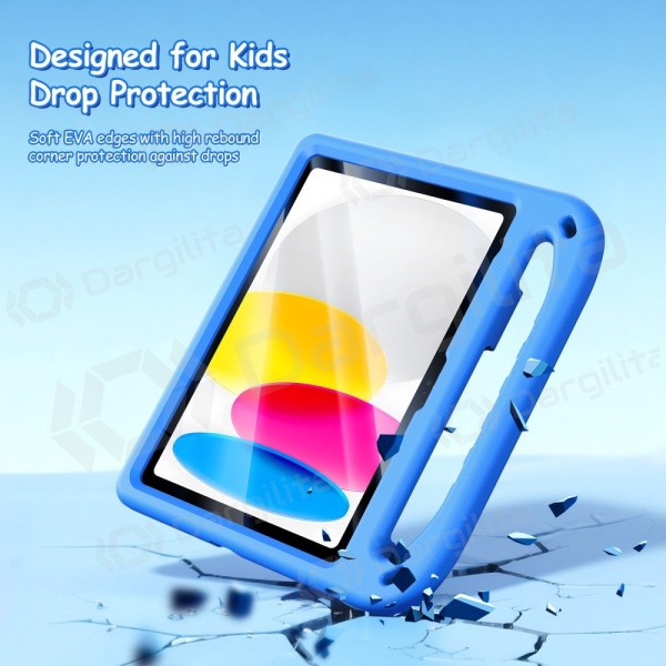  Apple iPad 10.9 2022, iPad 11 2025 dėklas "Dux Ducis Puff" (rožinis)