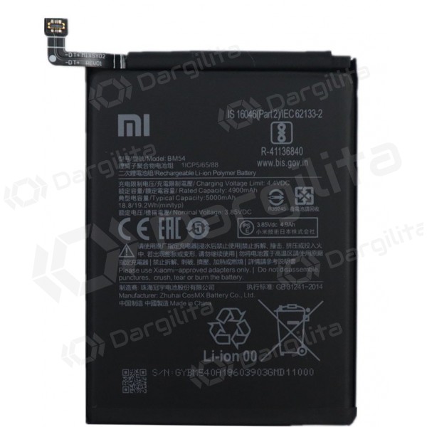 Xiaomi Redmi Note 9T baterija / akumuliatorius (BM54) (5000mAh)