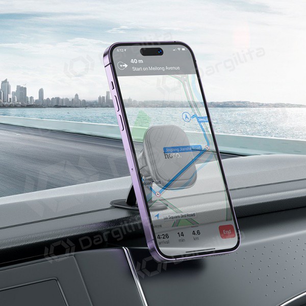 Automobilinis telefono laikiklis Hoco H30 mounted on the dashboard, magnetic Automobilinis telefono laikiklis Hoco H30 mounted on the dashboard, magnetic