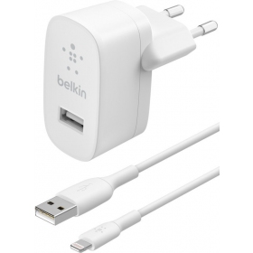 Telefono įkroviklis Belkin Boost Charge 12 W USB-A Lightning baltas