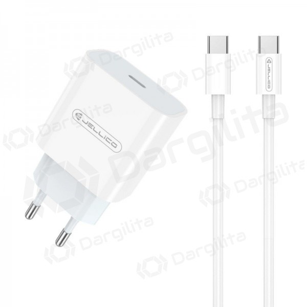 Telefono įkroviklis Jellico AK180 20 W USB-C baltas
