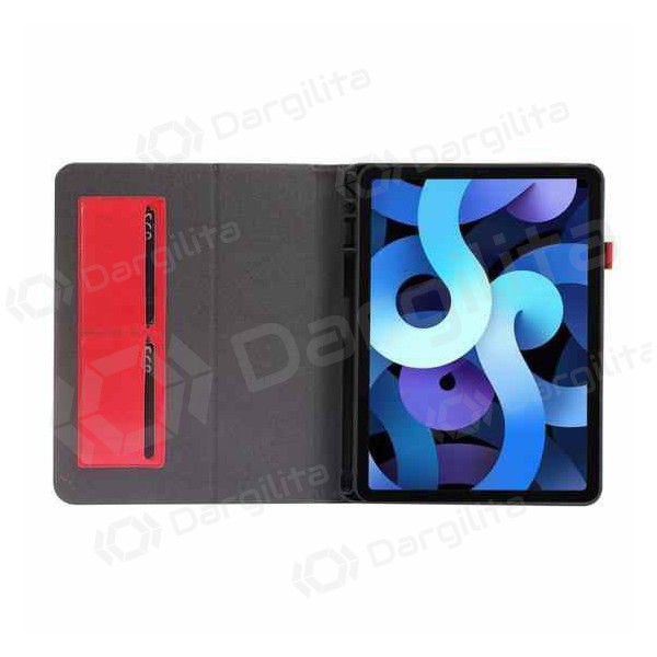 Lenovo Tab M10 10.1 dėklas "Folding Leather" (raudonas) Lenovo Tab M10 10.1 dėklas "Folding Leather" (raudonas)
