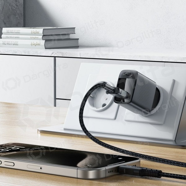 Telefono įkroviklis Acefast 18 W USB-A juodas