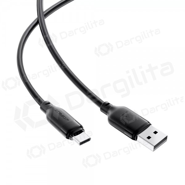USB-C laidas Acefast C16-04 USB-A į USB-C 1.2 m 3A juodas