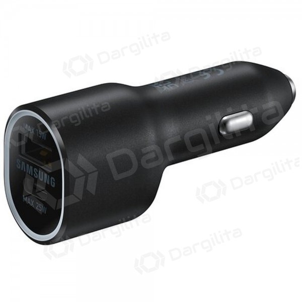 Automobilinis įkroviklis Samsung EP-L4020NBEGEU 40 W USB-C + USB-A juodas