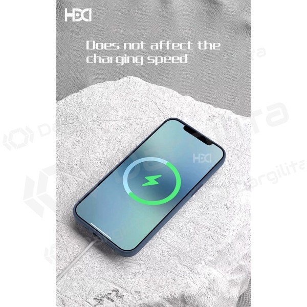 Apple iPhone 17 Pro Max dėklas "HDD Silicone MagSafe Case" (juodas)