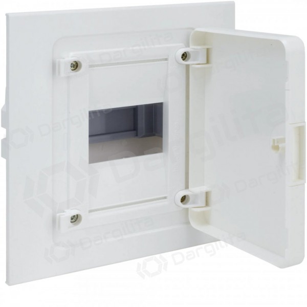 GOLF2 plastikinis įleidžiamas skydelis VF104PD 4 mod. Hager (IP40)