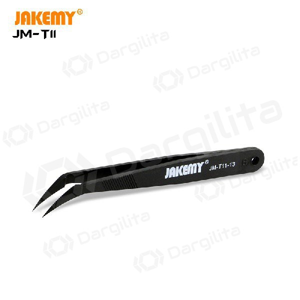 Metalinis antistatinis pincetas Jakemy JM-T11 ESD (3vnt )