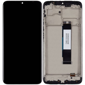 Xiaomi Redmi Note 9 ekranas (pilkas) (su rėmeliu) (Premium)