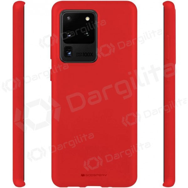 Samsung A346 Galaxy A34 5G dėklas Mercury Goospery "Soft Feeling Jelly Case" (raudonas)