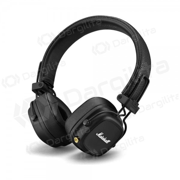 Belaidės ausinės su mikrofonu Marshall Major IV Bluetooth juodos