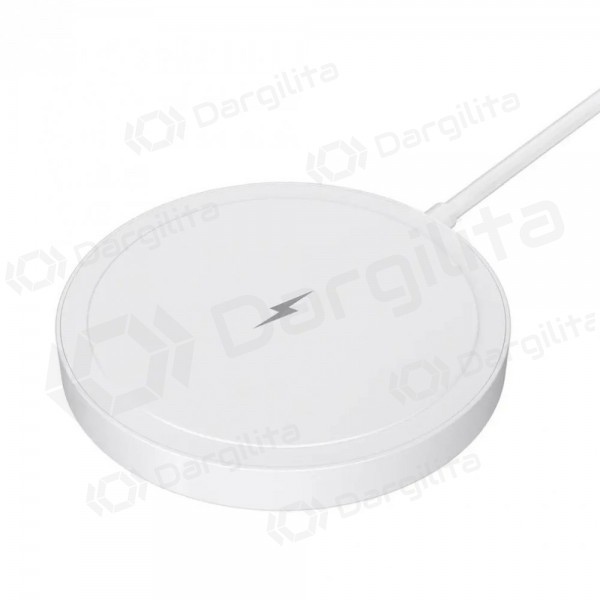 MagSafe belaidis įkroviklis Blue Star Charing Pad 15 W su USB-C laidu baltas