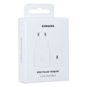 Telefono įkroviklis Samsung EP-T4511NWEGEU 45 W USB-C baltas