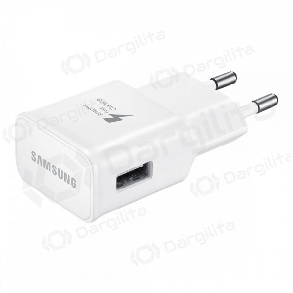 Telefono įkroviklis Samsung EP-TA200NWE 15 W su USB-C laidu