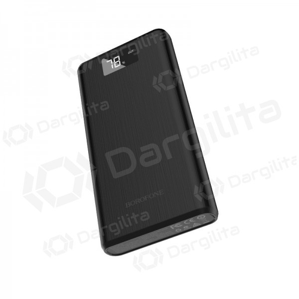 Išorinė baterija Power Bank Borofone BT2.5D 3xUSB 30000mAh (juoda)