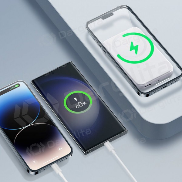Išorinė baterija Power Bank Joyroom JR-W020 20W Magnetic Wireless 10000mAh mėlyna