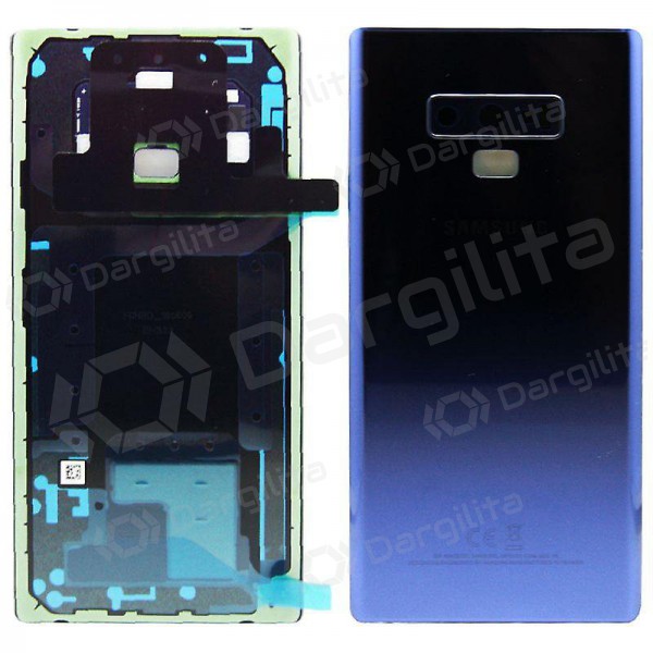 Samsung N960F Galaxy Note 9 galinis baterijos dangtelis mėlynas (Ocean Blue) (naudotas grade C, originalus)