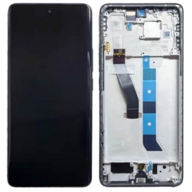 Xiaomi Redmi Note 15 5G ekranas (juodas) (su rėmeliu) (originalus)