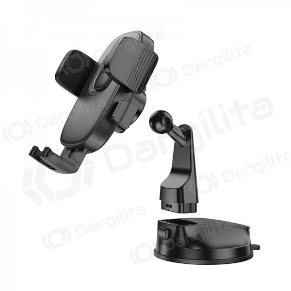 Automobilinis telefono laikiklis Hoco H76 (dashboard) juodas