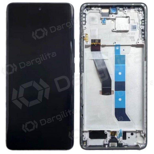 Xiaomi Redmi Note 15 5G ekranas (juodas) (su rėmeliu) (originalus)