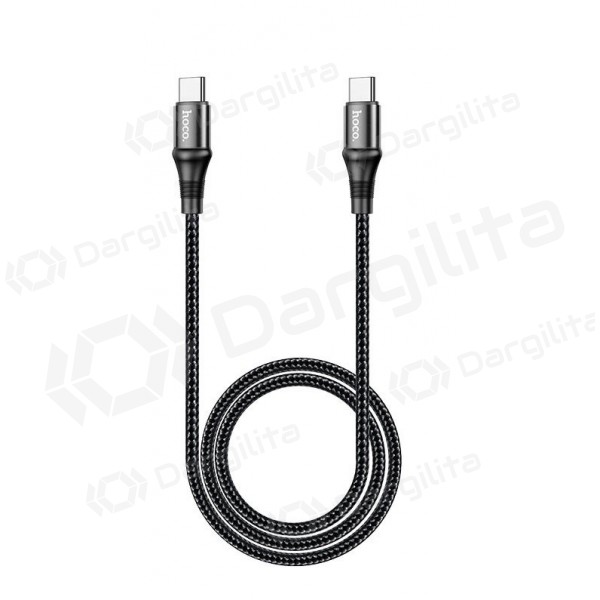 USB kabelis Hoco X50 Exquisito Type-C - Type-C 100W 1.0m (juodas)