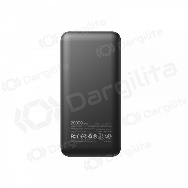 Išorinė baterija Power Bank Joyroom JR-PBF14 20000mAh juoda
