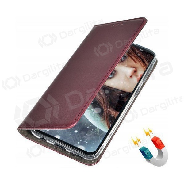 Samsung Galaxy S25 FE dėklas "Smart Magnetic" (bordo)