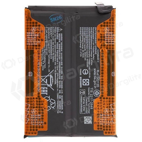 Xiaomi Redmi Note 15 5G, Poco M8 5G baterija, akumuliatorius (BN6D) (originalus)