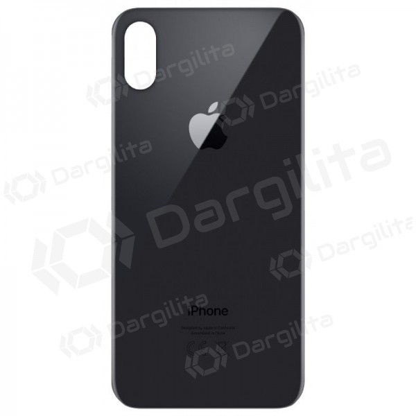 Apple iPhone X galinis baterijos dangtelis pilkas (space grey)