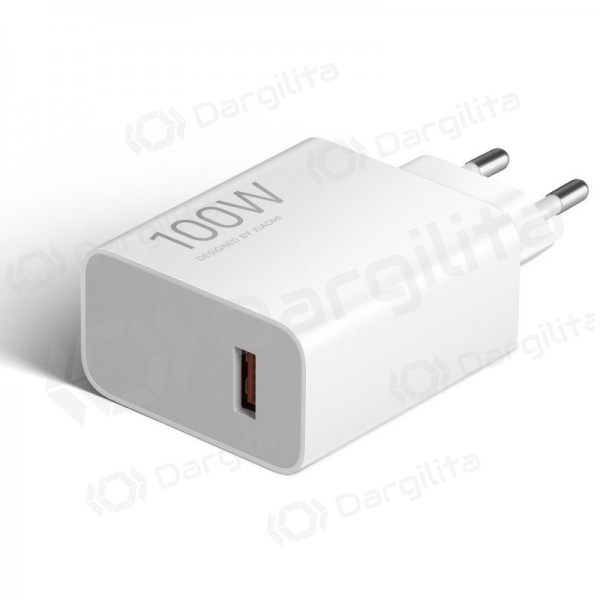Telefono įkroviklis Xiaomi Charging Combo BHR095VEU 100 W USB-A su USB-C laidu baltas