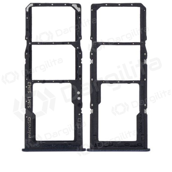Samsung A307 Galaxy A30s SIM kortelės laikiklis (juodas)