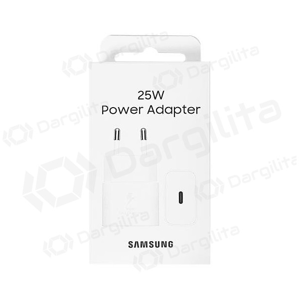 Telefono įkroviklis Samsung EP-T2510 25 W USB-C baltas