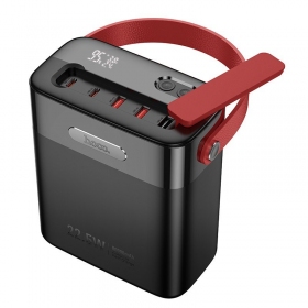Išorinė baterija (Power Bank) Hoco J143 80000 mAh 22.5 W + PD 20 W, juoda