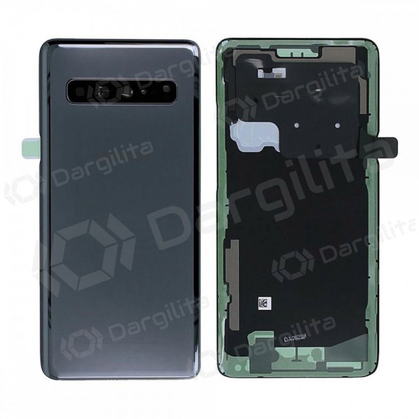 Samsung G977 Galaxy S10 5G galinis baterijos dangtelis (Majestic Black) (naudotas grade A, originalus)