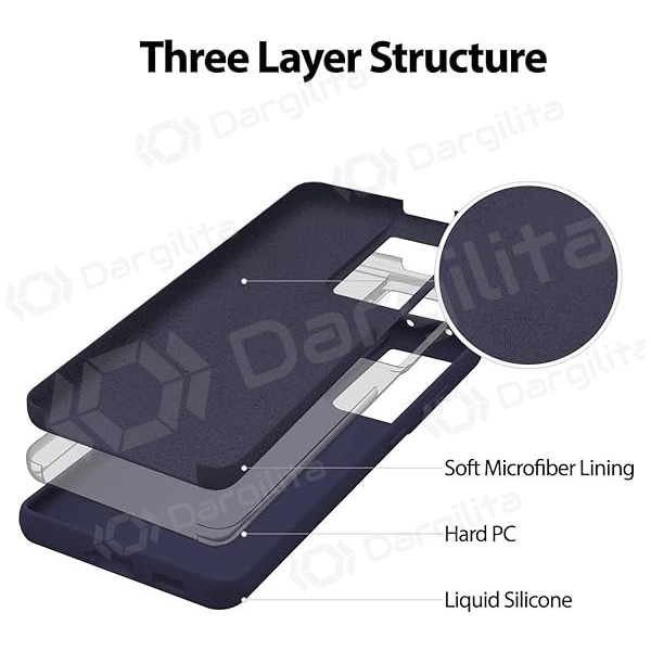 Samsung Galaxy A17 dėklas Mercury "Silicone Case" (tamsiai mėlynas)