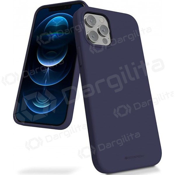 Apple iPhone X, XS dėklas Mercury "Silicone Case" (tamsiai mėlynas) Apple iPhone X, XS dėklas Mercury "Silicone Case" (tamsiai mėlynas)