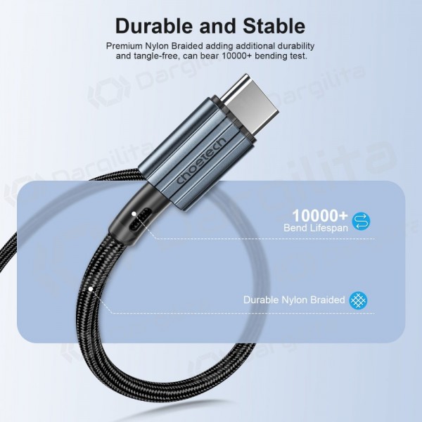 USB-C laidas Choetech XCC-1015 USB-C į USB-C 2 m PD 60 W juodas