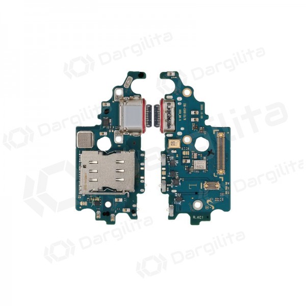 Samsung G991 Galaxy S21 įkrovimo lizdo ir mikrofono jungtis (service pack) (originali)