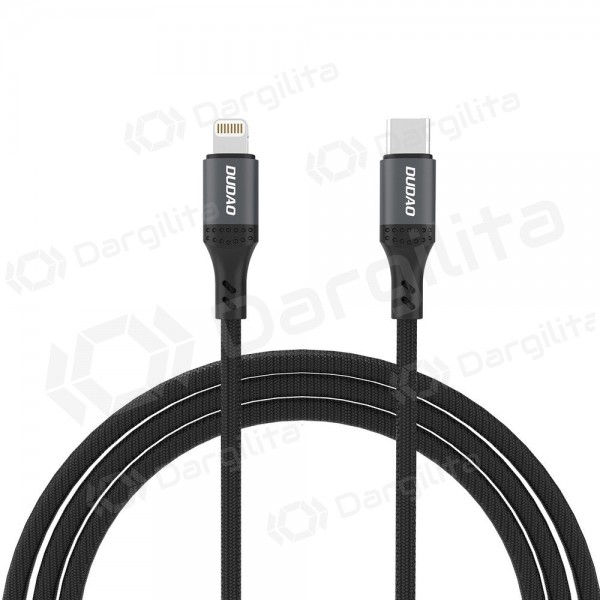 Lightning laidas Dudao L3CL USB-C į Lightning 1.2 m 30 W juodas