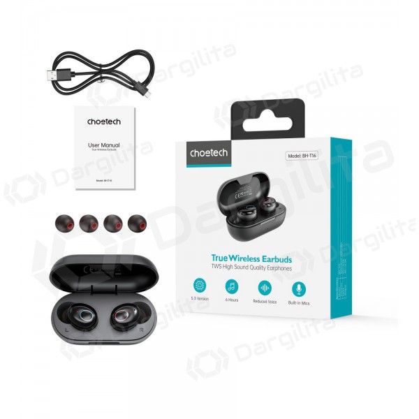 Belaidės ausinės Choetech BH-T16 Hi-Fi Bean TWS