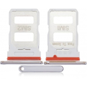 Xiaomi Mi 11i / Poco F3 SIM kortelės laikiklis (sidabrinis) (service pack) (originalus)