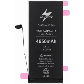 Apple iPhone 15 Plus baterija, akumuliatorius Di-Power 4650 mAh (padidintos talpos)