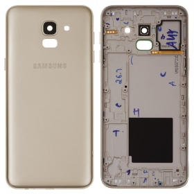 Samsung J600 Galaxy J6 2018 galinis baterijos dangtelis (auksinis) - Premium