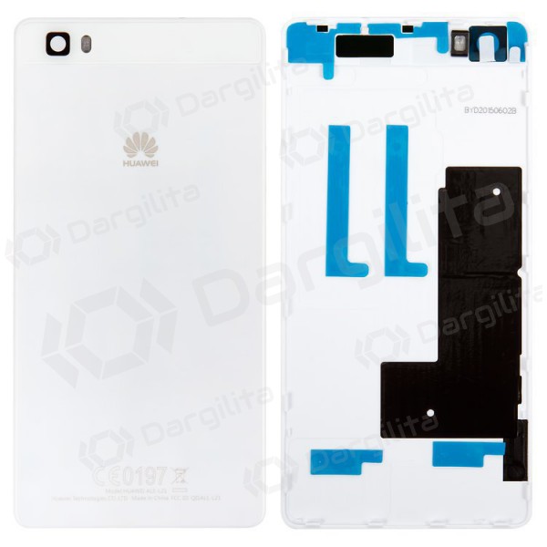 Huawei P8 Lite galinis baterijos dangtelis (baltas) (naudotas grade A, originalus)