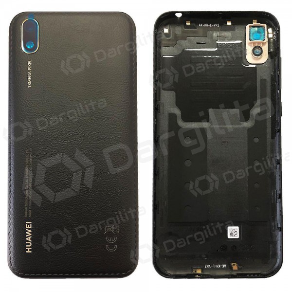 Huawei Y5 2019 galinis baterijos dangtelis (juodas) (naudotas grade A, originalus) Huawei Y5 2019 galinis baterijos dangtelis (juodas) (naudotas grade A, originalus)
