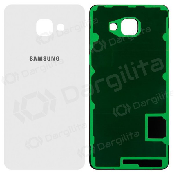 Samsung A710F Galaxy A7 (2016) galinis baterijos dangtelis (baltas)