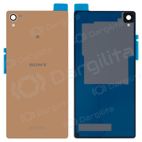 Sony Xperia Z3 D6603 galinis baterijos dangtelis (rudas)