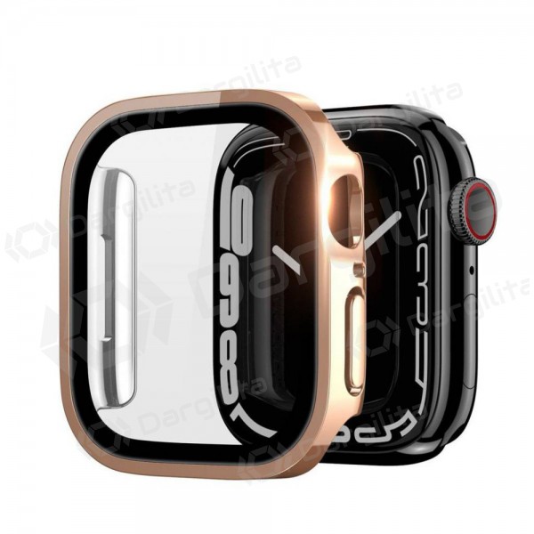 Apple Watch 44mm LCD apsauginis stikliukas / dėklas "Dux Ducis Hamo" (rožinis)