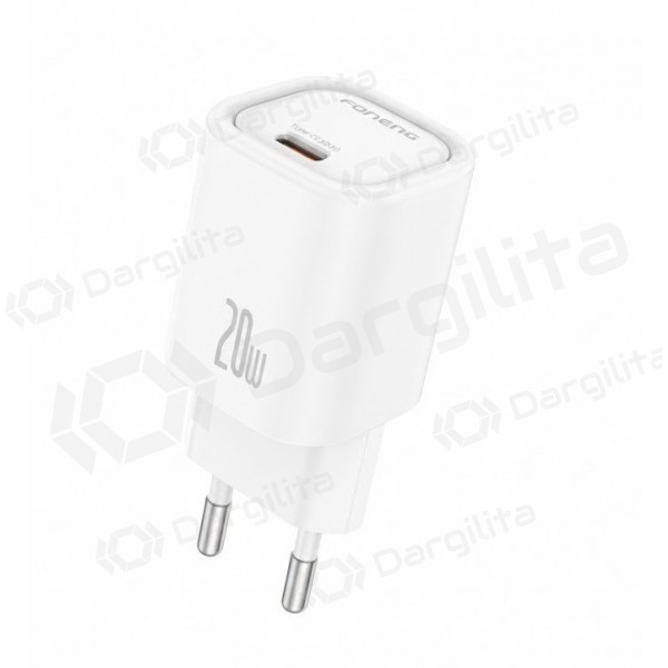 Telefono įkroviklis Foneng EU69 20 W USB-C baltas