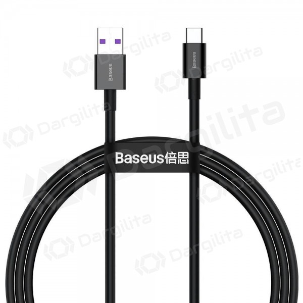 USB kabelis Baseus Superior Type-C 66W 1.0m (juodas) CATYS-01